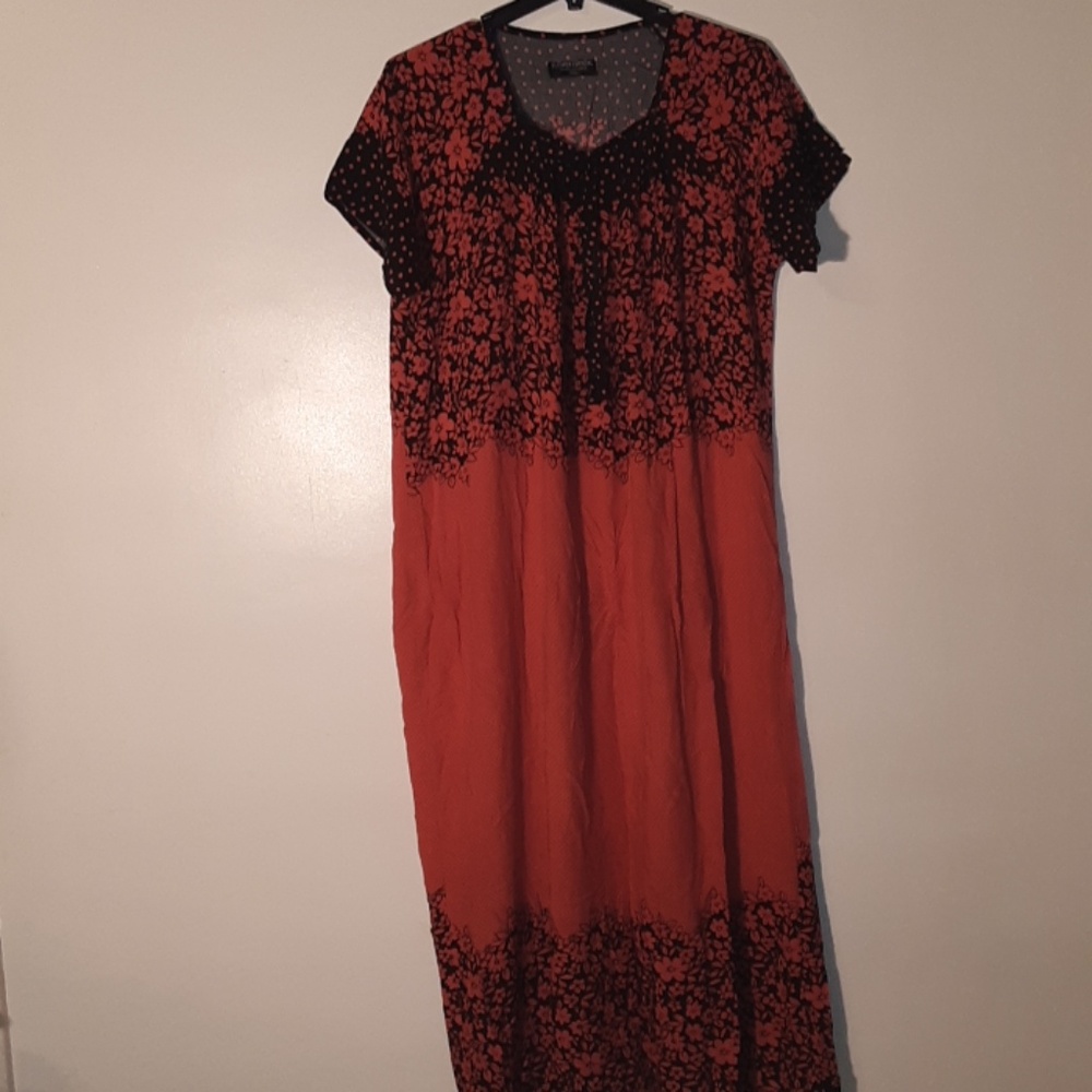 Full length ladies dress.